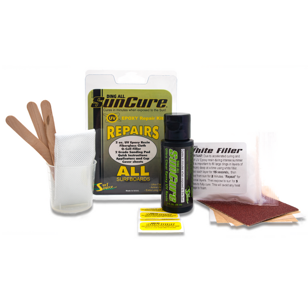 Ding All Sun Cure Epoxy Surfboard Repair Kit