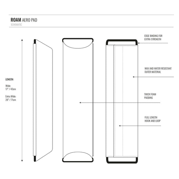 Roam 28" Rack Pad Aero