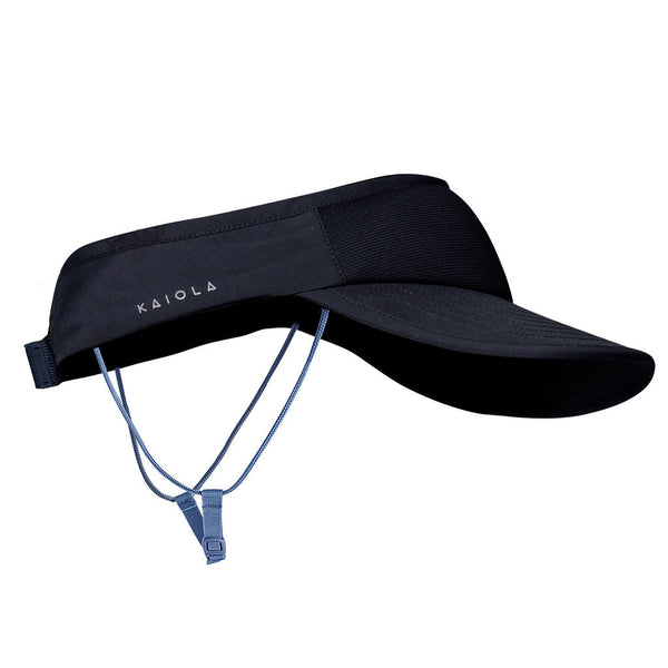 Kaiola Visor Surf Hat - Pure Black