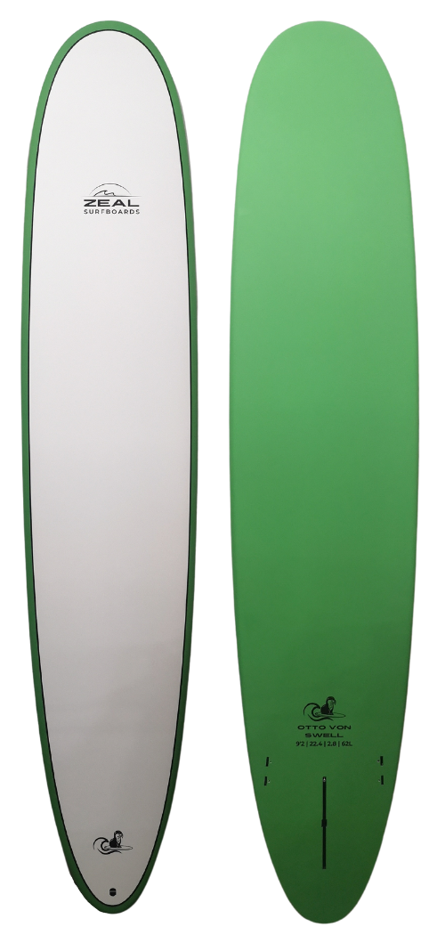 9'2 62L Zeal Longboard Otto von Swell